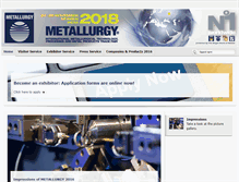 Tablet Screenshot of metallurgy-india.com